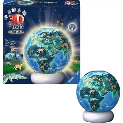 Ravensburger - Puzzle Puzzleball Night land 3D LED - 40 - 99 piese