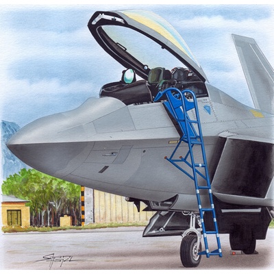 Plus Model Ladder F-22 1:48