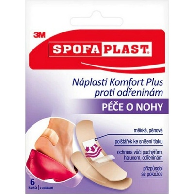 3M Spofaplast náplast proti odřeninám 72 x 25 mm 6 ks