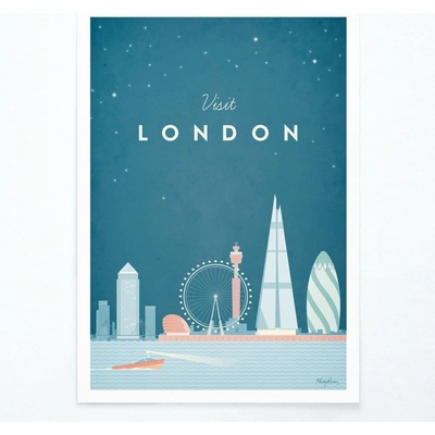 Plagát Travelposter London, 30 x 40 cm