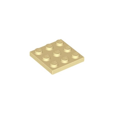 Lego 11212 Tan Plate 3 x 3