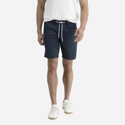 Lerros pánske twill bermudy z ľahkého materiálu tmavomodré
