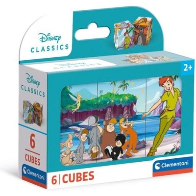 Clementoni Кубчета с картинки - Disney Classic, 6 кубчета (40657)