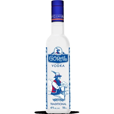 Goral Vodka Tradičná 40% 0,7 l (čistá fľaša)