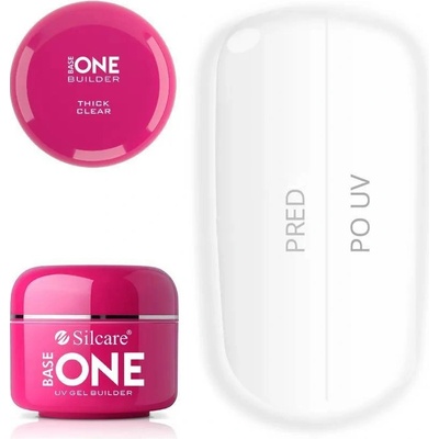 Silcare Base One gél na nechty Thick Clear 5 g