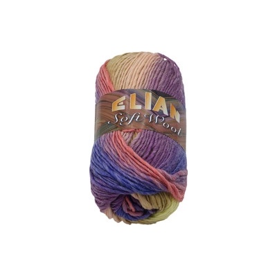 VSV Pletací příze Elian Soft Wool 185 - fialová