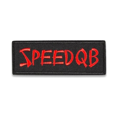 BAMBOO NÁŠIVKA - ČERNÁ speedQB
