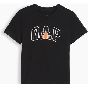 GAP Бебешка тениска Brannan Bear с лого GAP GAP | Cheren | Момчешки | 12-18 месеца