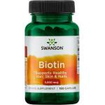 Swanson Biotin 5000 mcg [100 капсули]
