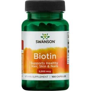 Swanson Biotin 5000 mcg [100 капсули]