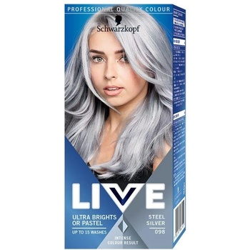 Schwarzkopf Live Ultra Brights Or Pastel Полутрайна боя за коса в ярки цветове 93 ml