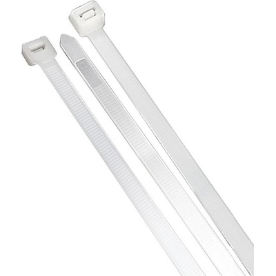 Sas Найлонови бели кабелни връзки SAS AK-KO-003 - 120 x 2.5 mm, 100 броя (AK-KO-003)