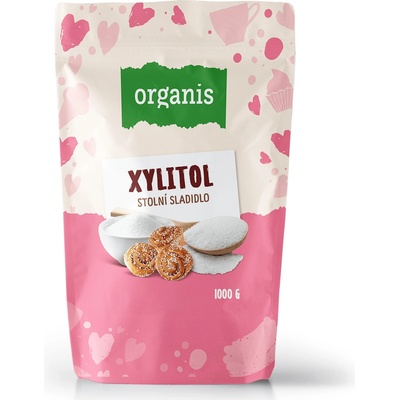 Organis Xylitol cukor z brezy 1000 g