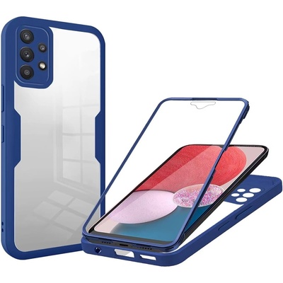 Techsuit Калъф за Samsung Galaxy A13 4G + Pouch - ColorVerse 360 Series - син