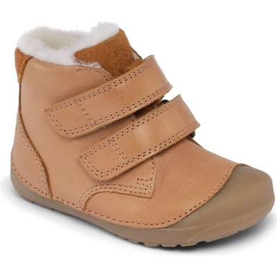 Bundgaard dětské kožené zimní boty PETIT Mid Winter (BG303201DG-235) cognac