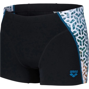 arena planet water swim shorts black/white multi s - uk32