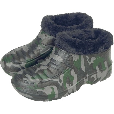 Galoše dámske zateplené woodland – Zboží Mobilmania