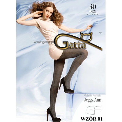 Gatta JEGGY ANN 01 40 DEN grigio-šedé