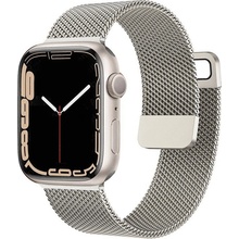 AW MILÁNSKÝ TAH pro Apple Watch - Magnetický - Starlight (hvězdně bílá) Šířka uchycení řemínku: 44/45/46/49mm Starlight IR-AWMTH038