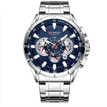 Curren Часовник curren ze-14354 - Сребристо / Синьо kp14354 (ze-14354)