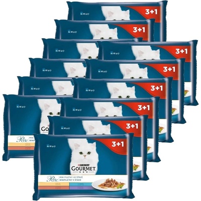 Gourmet Perle mini filetky ve šťávě 12 x 4 x 85 g