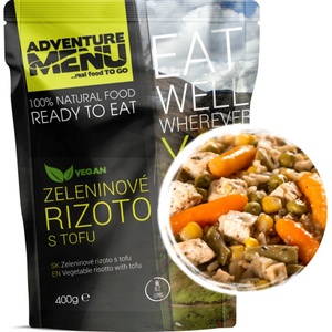 AdventureMenu Adventure menu Зеленчуково ризото с тофу, 400g (674/CZ)