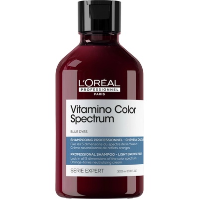 L'Oréal Professionnel Chroma Crème Professional Shampoo Blue Dyes šampon pro světle hnědé vlasy k neutralizaci oranžových tónů 300 ml