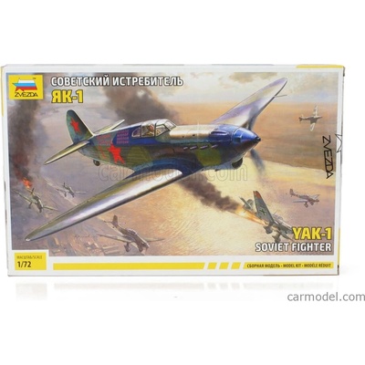 Zvezda Yakovlev Yak1 Soviet Fighter Airplane Military 1942 1:72