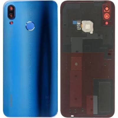 Huawei P20 Lite - Bateriový Kryt + Čtečka Otisku (Klein Blue) - 02351VTV, 02351VNU Genuine Service Pack, Blue