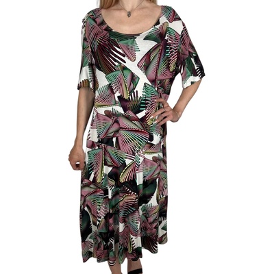 Fashion dámske elegantné šaty Lulu zelená