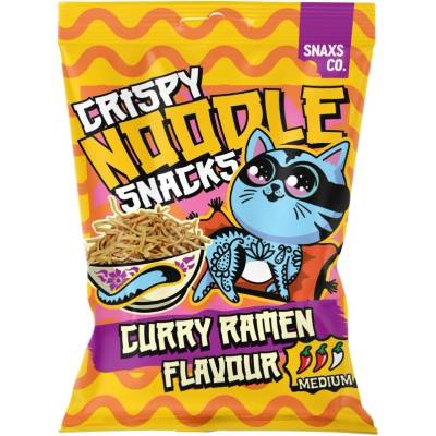 Snaxsco Cripsy Noodle Curry Ramen Snack CHN 60 g