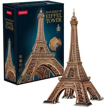 CubicFun 3D пъзел Cubic Fun от 314 части - Айфелова Кула (MC284h)