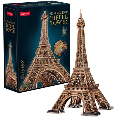 CubicFun 3D пъзел Cubic Fun от 314 части - Айфелова Кула (MC284h)