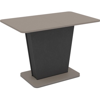 ЕВРОМАР Разтегателна трапезна маса lali 120 лате / черна