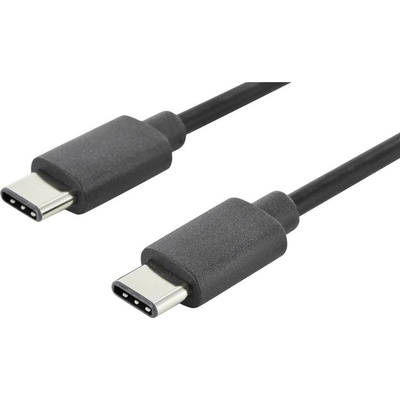 Digitus AK-300138-010-S USB USB 2.0 USB-C ® zástrčka USB-C ® zástrčka 1m černý