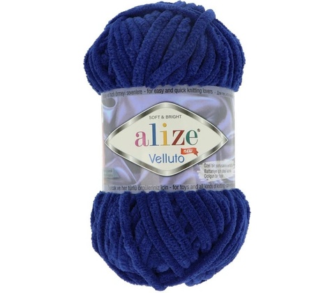 Alize Velluto 360 navy modrá