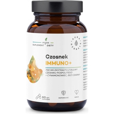 Aura herbals garlic immuno+ 60 kapsúl