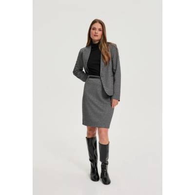 Marisse Moodo WOMEN'S SKIRT Z-SC-4801 GREY čierna viacfarená
