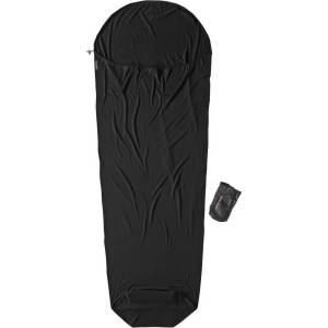 Cocoon Вътрешен чувал Cocoon Merino Wolle MummyLiner Travel sleeping bag - Black - размер 220 x 80/60 cm (515-0075-0111) Спален чувал