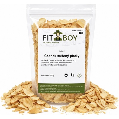 FITBOY Česnek sušený plátky 100 g – Hledejceny.cz