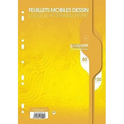 Clairefontaine Калиграфска хартия А4 80л. с 9 дупки Clairefontaine 7099C