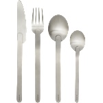 Ferm Living Stelo Комплект прибори за хранене, матирана стомана, 4 ел (1104272000)
