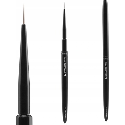 Staleks Štetec Liner Expert 1 mm/7 mm Pre zložité detaily pohodlný