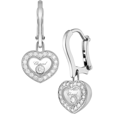Chopard zlaté náušnice Happy Diamonds 83A054-1401