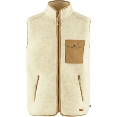 Fjällräven Vardag Pile Fleece Vest chalk white-buckwheat brown
