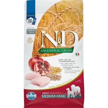 N&D Ancestral Grain Low Grain Dog Adult Chicken & Pomegranate 2,5 kg