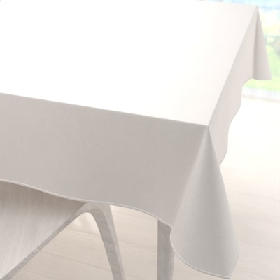 Biante Sametový čtvercový ubrus Velvet Premium SVP-024 Krémově bílý 120x120 cm