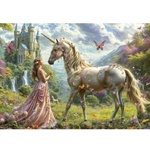 Educa Puzzle 500 pieces. Fairy, unicorn and butterfly