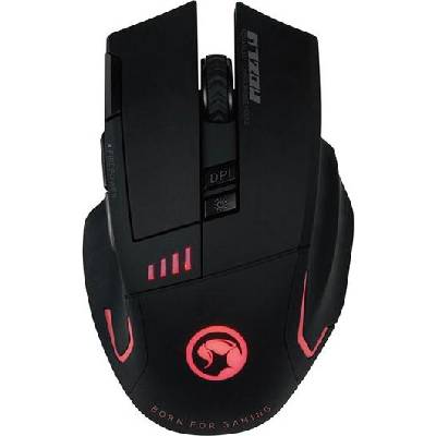 Myš Marvo M720W, optická, bezdrátová, herní, podsvícená, 4800DPI, černá