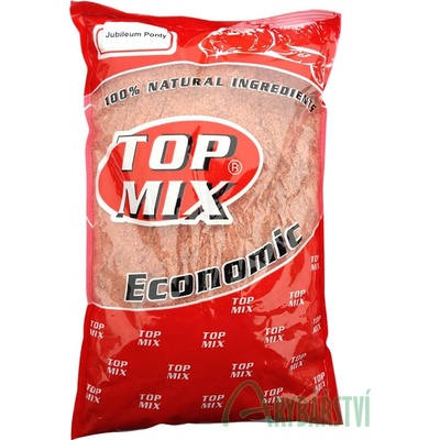 TOP MIX Krmítková směs Economic Groundbait 1 kg jubileum kapr